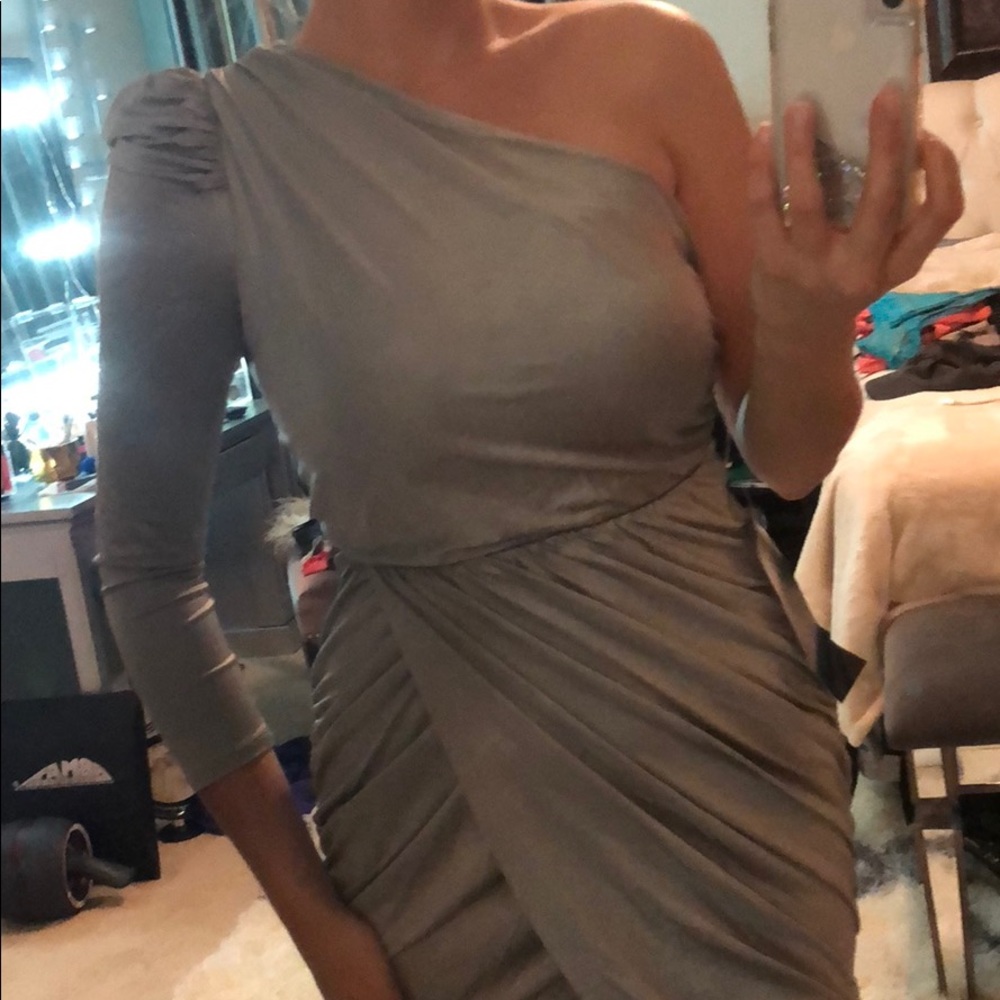 NEW Silver Bebe dress from Kardashian collab